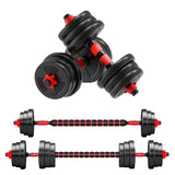 Adjustable Dumbbell Barbell Set Anti-Slip Weight Training