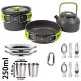 Camping Cooking Set Non-Stick Outdoor Cookware Kit