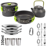 Camping Cooking Set Non-Stick Outdoor Cookware Kit