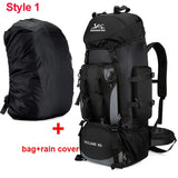 90L Waterproof Hiking Camping Trekking Backpack Rucksack