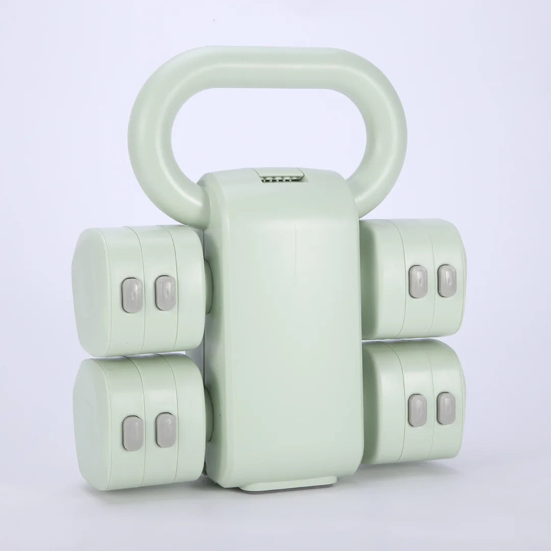 2-In-1 Adjustable Dumbbell Kettlebell Home Fitness Trainer