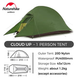 Cloud Up Ultralight Waterproof Camping Tent