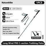 Ultralight Carbon Fiber Folding Trekking Poles