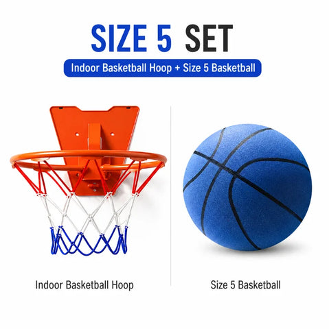 Silent Basketball Hoop Set Foam Indoor Training Kit