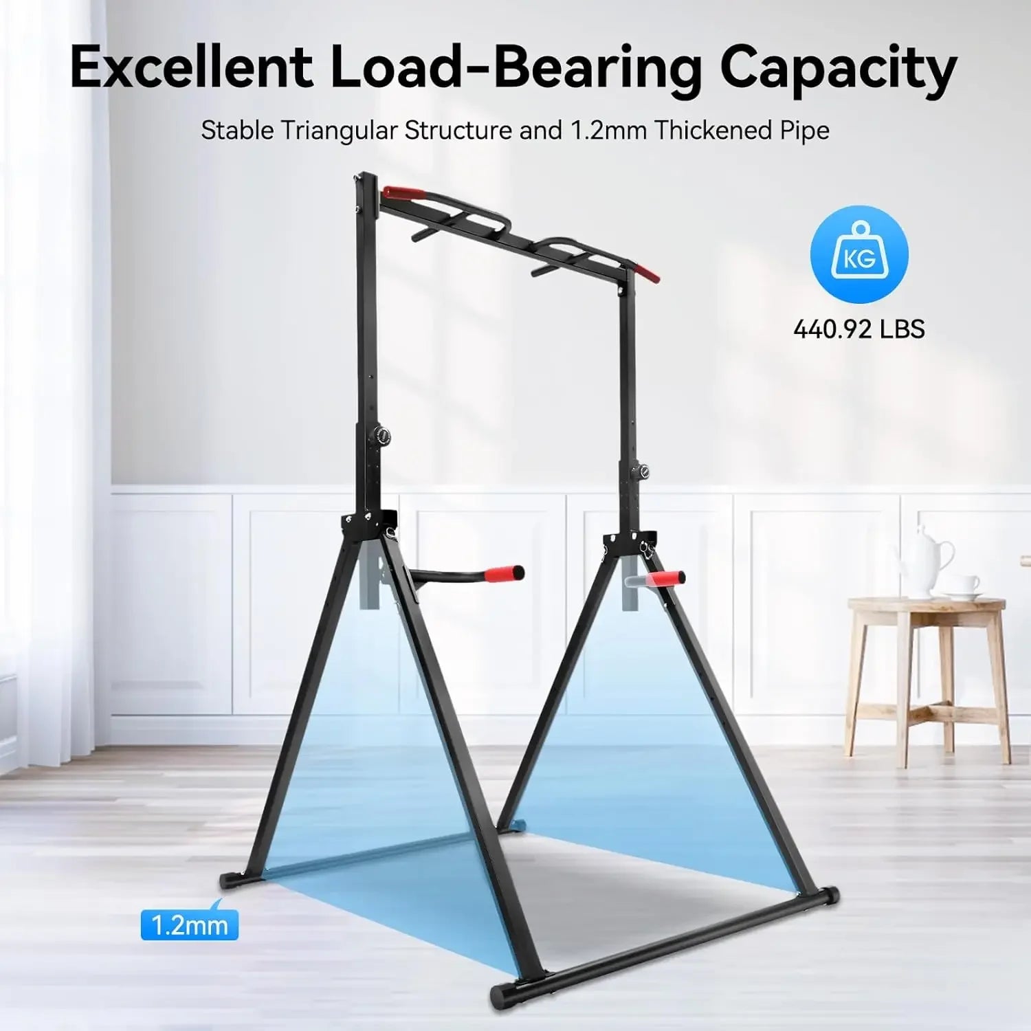 Adjustable Power Tower Pull Up Dip Station Equipment