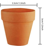 50pcs Mini Terracotta Pots With Drainage Holes Planters
