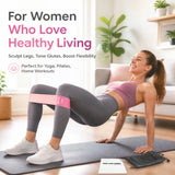Resistance Bands Set Non-Slip Glute Workout Bands