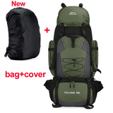 90L Waterproof Hiking Camping Trekking Backpack Rucksack