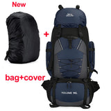 90L Waterproof Hiking Camping Trekking Backpack Rucksack