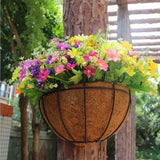 Coconut Palm Hanging Basket Succulent Flower Pot Decoration