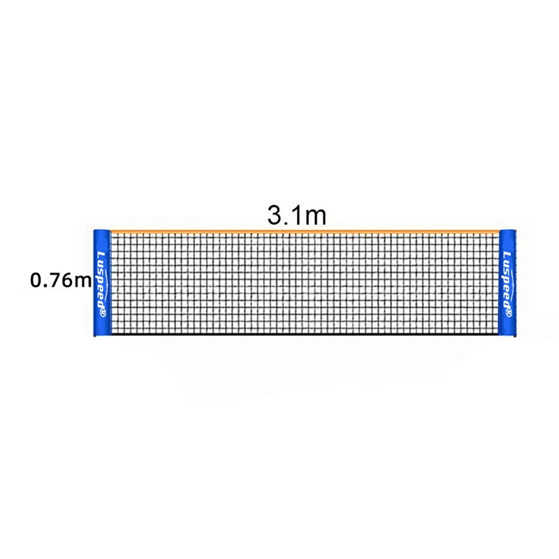 Portable Folding Badminton Net Indoor Outdoor Sports Mesh