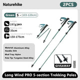 Ultralight Carbon Fiber Folding Trekking Poles