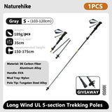 Ultralight Carbon Fiber Folding Trekking Poles