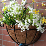 Coconut Palm Hanging Basket Succulent Flower Pot Decoration