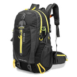 40L Water Resistant Hiking Travel Laptop Backpack