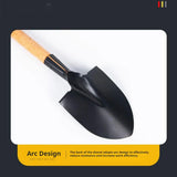 Manganese Steel Digging Shovel Rustproof Outdoor Garden Scoop