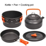 Camping Cooking Set Non-Stick Outdoor Cookware Kit