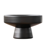 Retro Black Ceramic Vase Tabletop Plant Home Decor