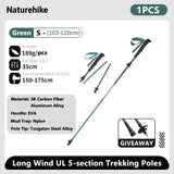 Ultralight Carbon Fiber Folding Trekking Poles