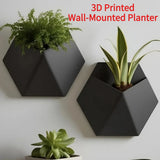Geometric Hexagonal Wall Mounted Succulent Plant Pot Planter
