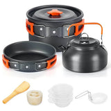 Camping Cooking Set Non-Stick Outdoor Cookware Kit