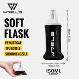 Folding Soft Flask Collapsible Water Bottle