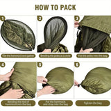 2-In-1 Ultralight Camping Hammock With Mosquito Net