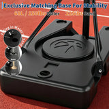 44-Inch Portable Adjustable Basketball Hoop Outdoor System