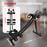 Foldable Adjustable AB Machine Core Workout Trainer