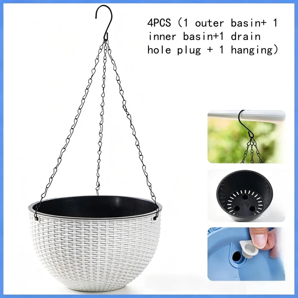 Hanging Plant Pot Macrame Flower Planter Outdoor Decor