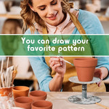50pcs Mini Terracotta Pots With Drainage Holes Planters