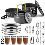 Camping Cooking Set Non-Stick Outdoor Cookware Kit