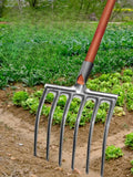 Four Tooth Soil Tilling Fork Heavy Duty Garden Tool