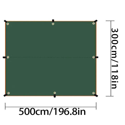 Ultralight Canvas Garden Canopy Outdoor Sunshade Shelter