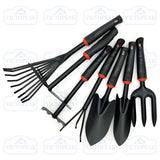 Household Garden Hand Tools Spade Rake Fork Hoe Set