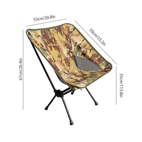 Ultralight Foldable Camping Chair Portable Outdoor Seat
