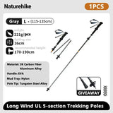 Ultralight Carbon Fiber Folding Trekking Poles