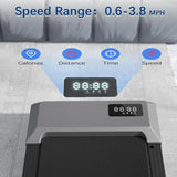 2.5HP 2-In-1 Folding Treadmill Walking Running Machine