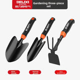 3-Piece Heavy Duty Steel Garden Tool Set