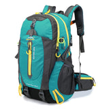 40L Water Resistant Hiking Travel Laptop Backpack
