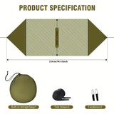 2-In-1 Ultralight Camping Hammock With Mosquito Net