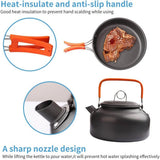 Camping Cooking Set Non-Stick Outdoor Cookware Kit