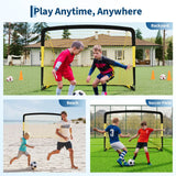 6x4FT Pop Up Soccer Goal Set Portable Training Net