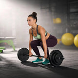 Adjustable Barbell Set 45LB Weight Training Kit