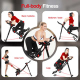 Foldable Adjustable AB Machine Core Workout Trainer