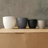 Frosted Stone Bonsai Flowerpot Large Capacity Plant Pot