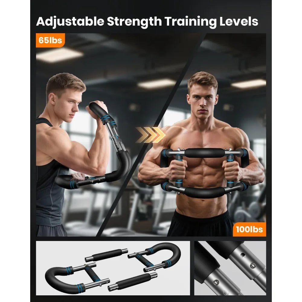 Adjustable Twister Arm Trainer Chest Expander Spring Bar