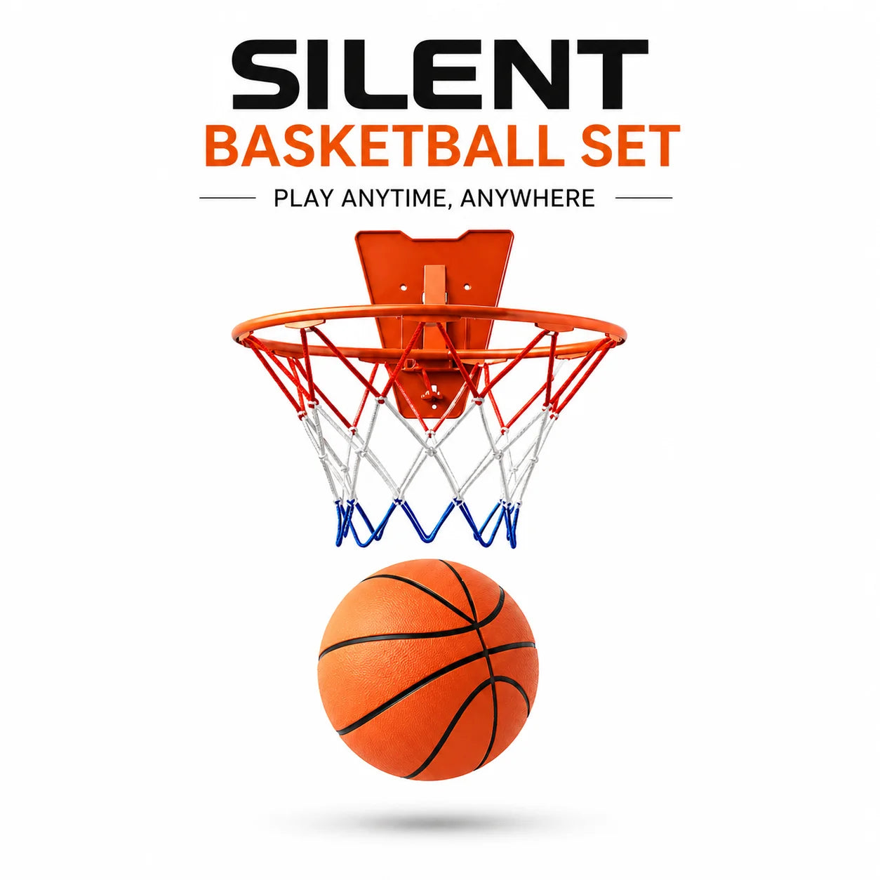 Silent Basketball Hoop Set Foam Indoor Training Kit