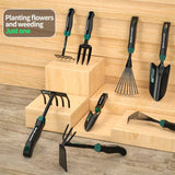 3-Piece Heavy Duty Steel Garden Tool Set