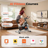Magnetic Indoor Cycling Exercise Bike With App
